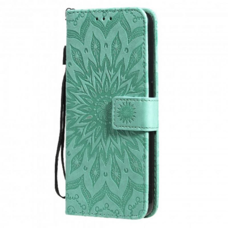 Etui Folio Oppo Reno 6 5g Słoneczny Kwiat Etui Ochronne