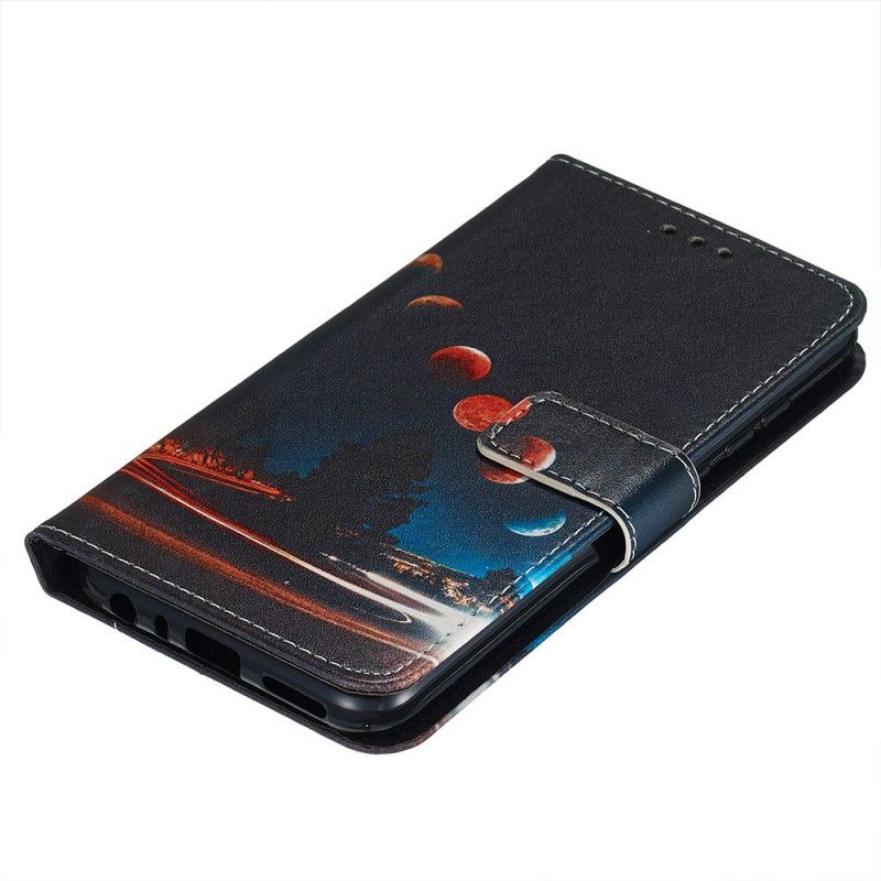 Etui Folio Xiaomi Redmi Note 8T Księżyce I Galaktyki Etui Ochronne