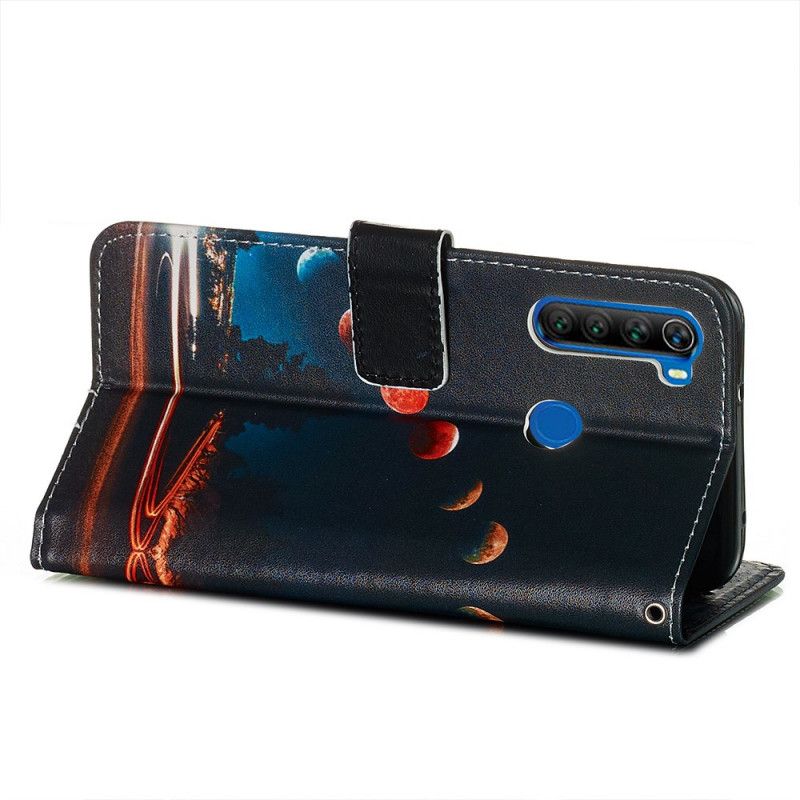 Etui Folio Xiaomi Redmi Note 8T Księżyce I Galaktyki Etui Ochronne