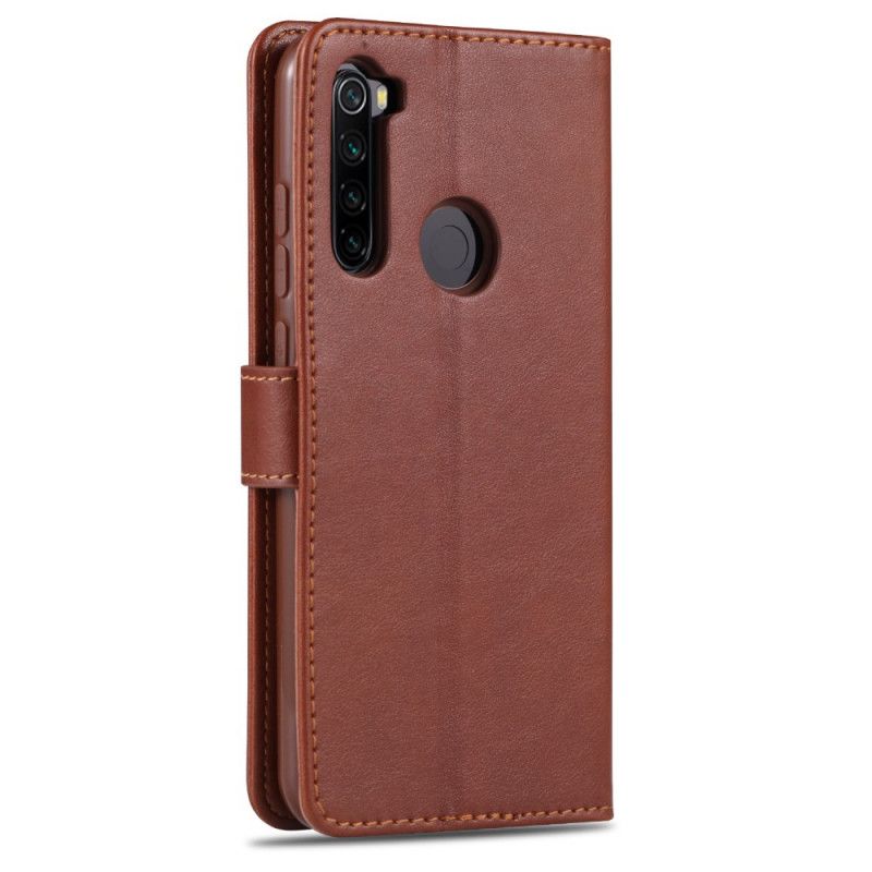 Etui Folio Xiaomi Redmi Note 8T Magenta Czarny Imitacja Skóry Azns