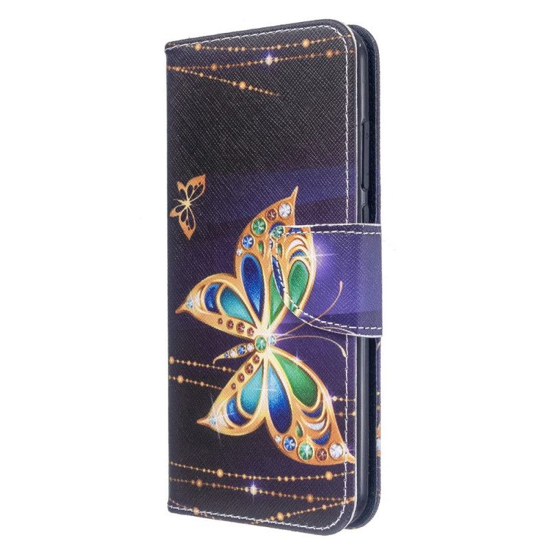 Etui Folio Xiaomi Redmi Note 8T Magiczny Motyl Etui Ochronne