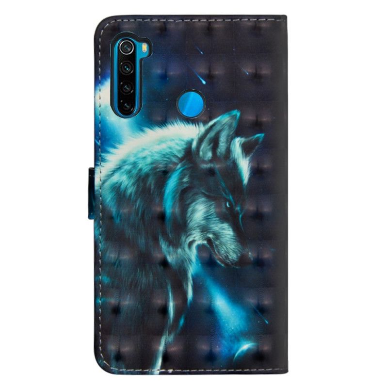 Etui Folio Xiaomi Redmi Note 8T Majestatyczny Wilk