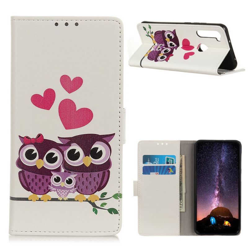 Etui Folio Xiaomi Redmi Note 8T Rodzina Sów