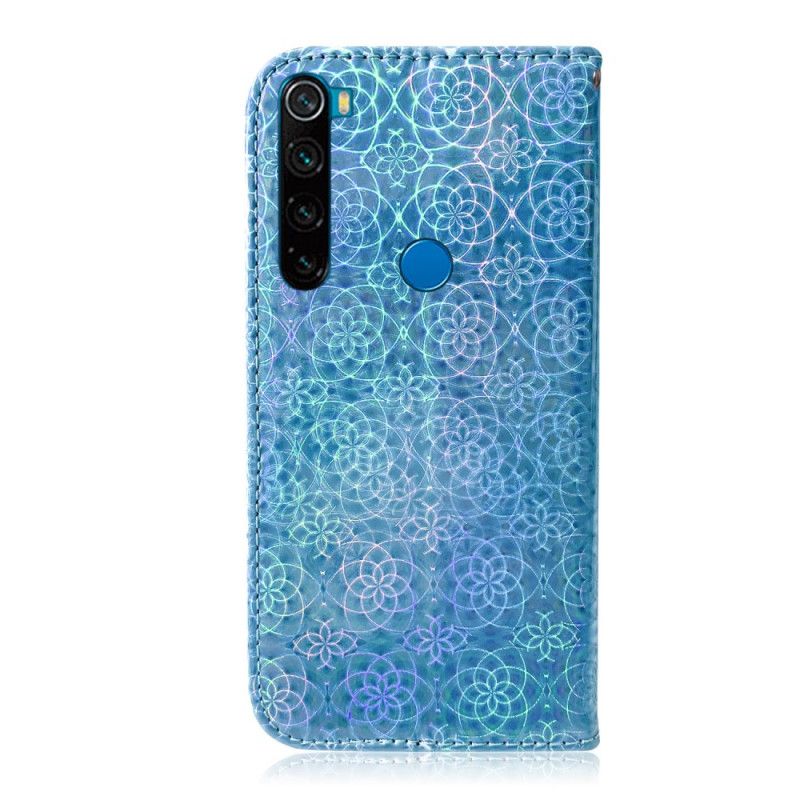 Etui Folio Xiaomi Redmi Note 8T Szary Czarny Czysty Kolor