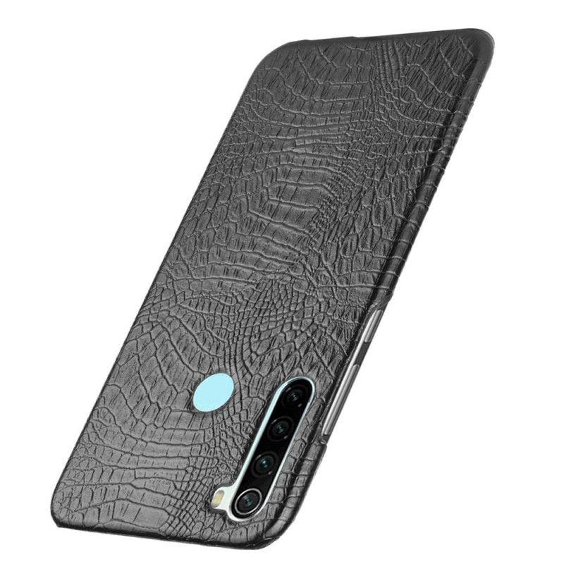 Etui Xiaomi Redmi Note 8T Biały Czarny Styl Skóry Krokodyla Etui Ochronne