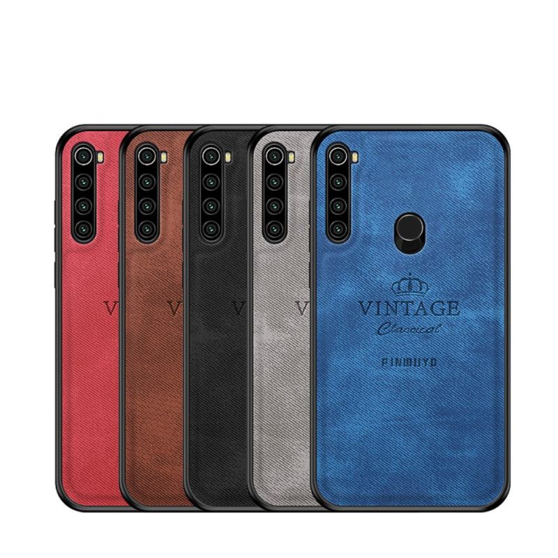 Etui Xiaomi Redmi Note 8T Szary Czarny Honorowy Rocznik Pinwuyo Etui Ochronne