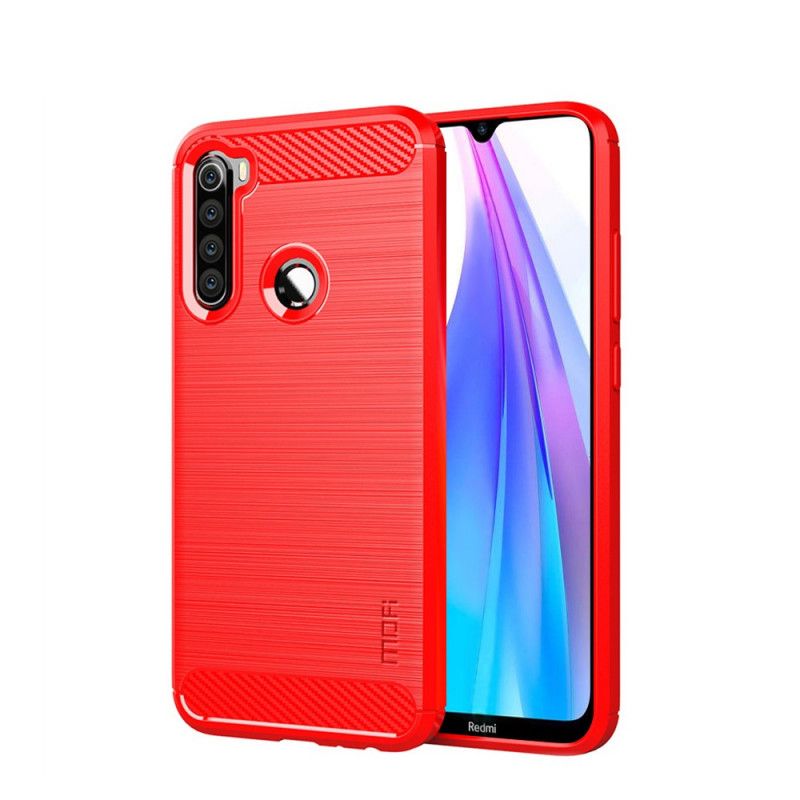 Etui Xiaomi Redmi Note 8T Szary Czarny Mofi Szczotkowane Włókno Węglowe