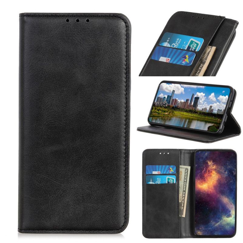 Flip Kotelot Xiaomi Redmi Note 8T Czarny Elegancka Dwoina Etui Ochronne