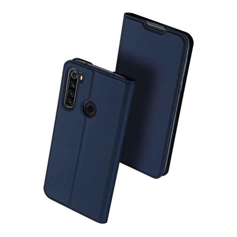 Flip Kotelot Xiaomi Redmi Note 8T Granatowy Czarny Skóra Pro Dux Ducis Etui Ochronne