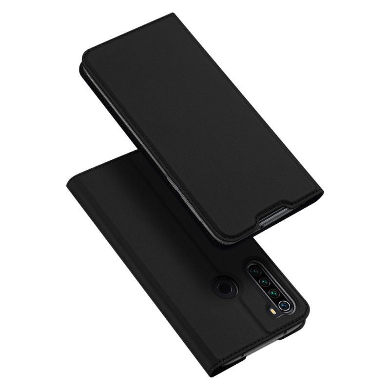 Flip Kotelot Xiaomi Redmi Note 8T Granatowy Czarny Skóra Pro Dux Ducis Etui Ochronne