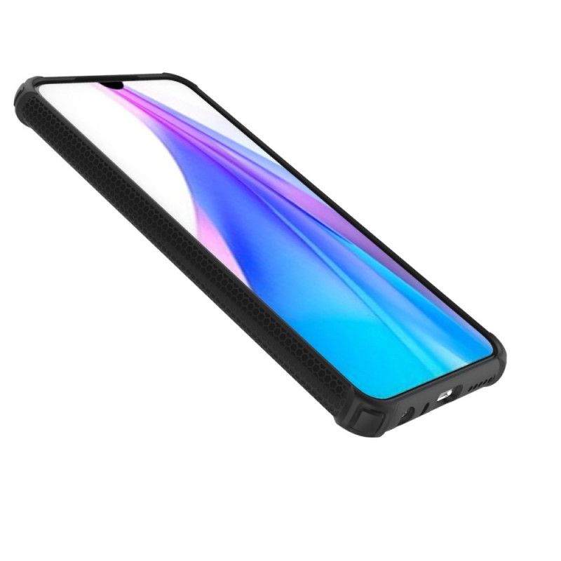 Futerały Xiaomi Redmi Note 8T Czerwony Czarny Etui na Telefon Pierścień Nośny Pierwszej Klasy