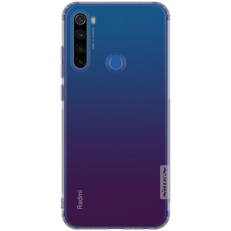 Futerały Xiaomi Redmi Note 8T Szary Przezroczysty Nillkin