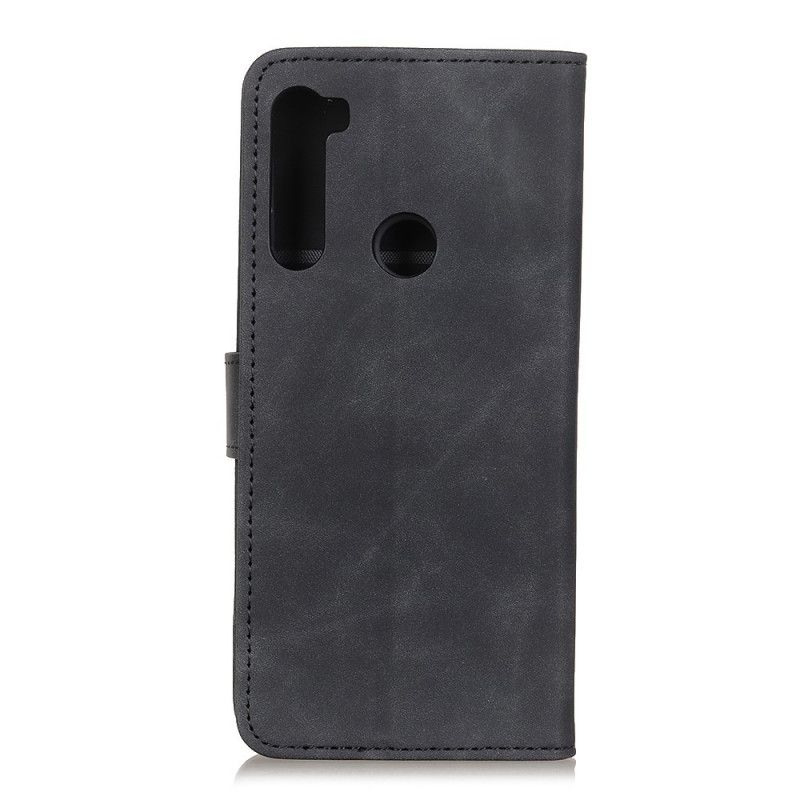 Obudowa Xiaomi Redmi Note 8T Czerwony Czarny Matowy Efekt Skóry Khazneh W Stylu Vintage