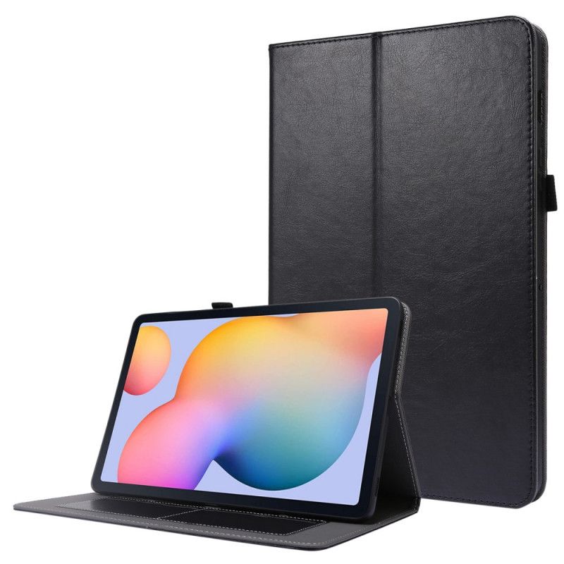 Case Samsung Galaxy Tab S7 Czerwony Czarny Etui na Telefon Klasyczna Sztuczna Skóra