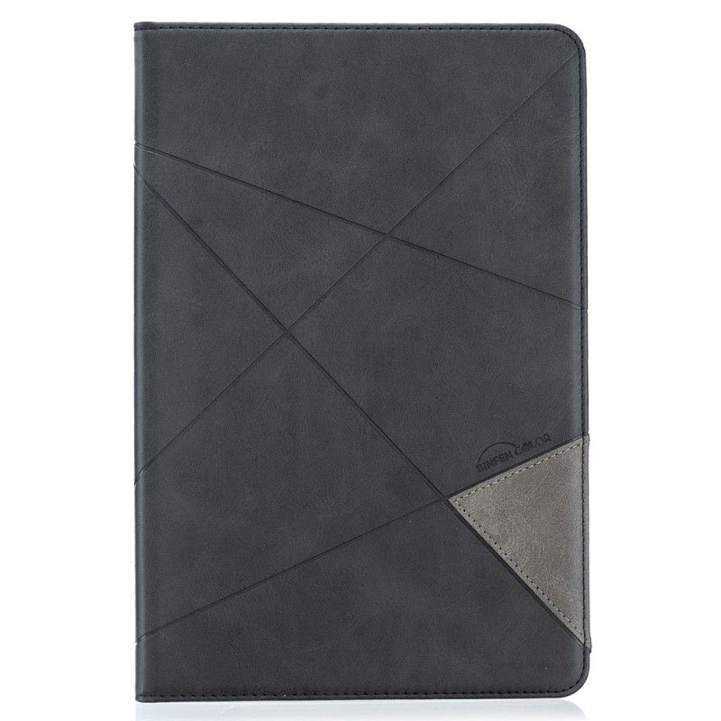 Case Samsung Galaxy Tab S7 Szary Czarny Etui na Telefon Geometria