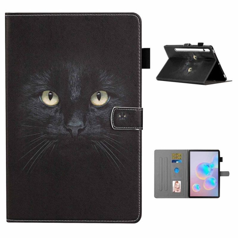 Etui Folio Samsung Galaxy Tab S7 Czarny Kot Etui Ochronne