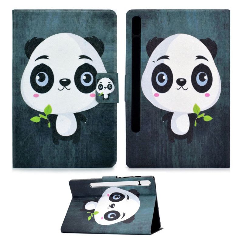 Etui Folio Samsung Galaxy Tab S7 Mała Panda Etui Ochronne