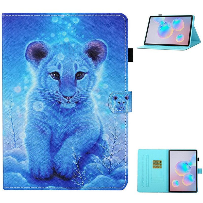 Etui Folio Samsung Galaxy Tab S7 Mały Tygrys Etui Ochronne