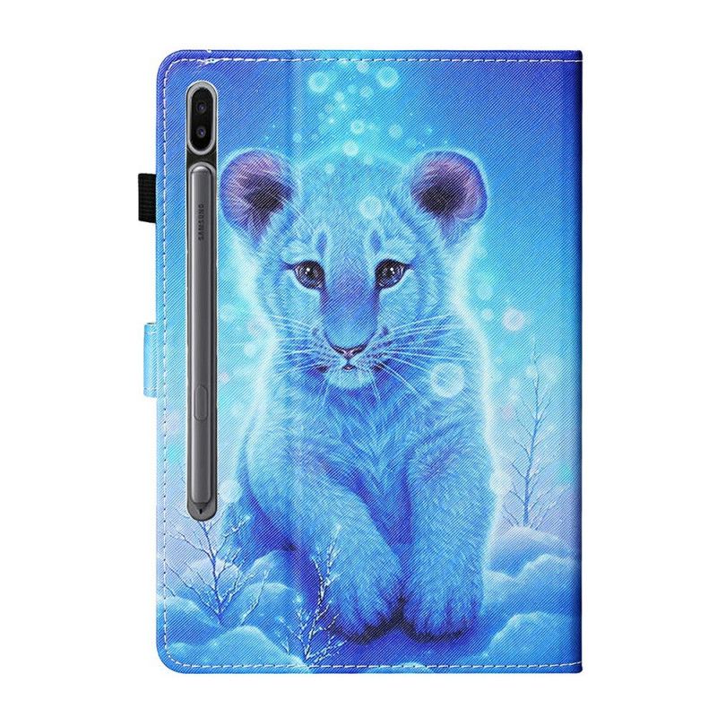 Etui Folio Samsung Galaxy Tab S7 Mały Tygrys Etui Ochronne