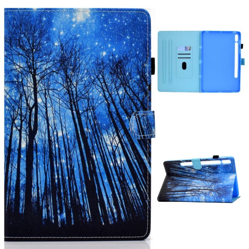 Etui Folio Samsung Galaxy Tab S7 Nocny Las Etui Ochronne