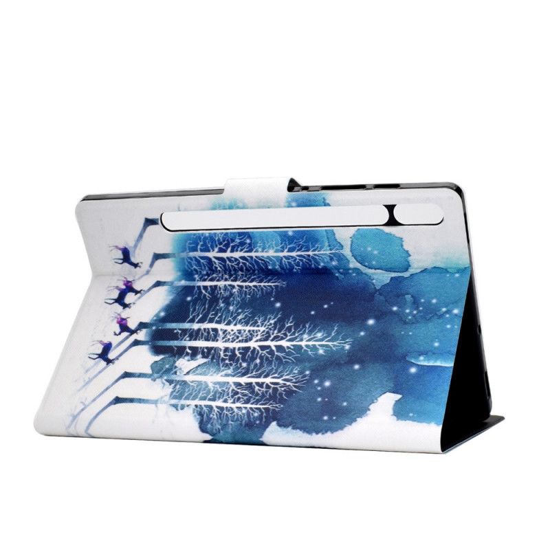 Etui Folio Samsung Galaxy Tab S7 Zima Etui Ochronne