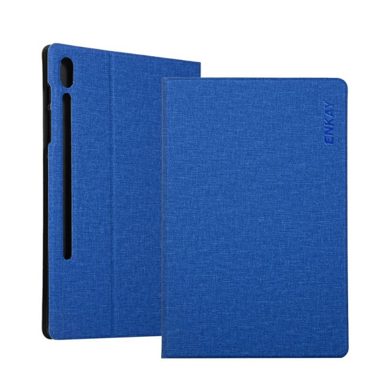 Etui Samsung Galaxy Tab S7 Szary Czarny Dobra Tkanina Etui Ochronne