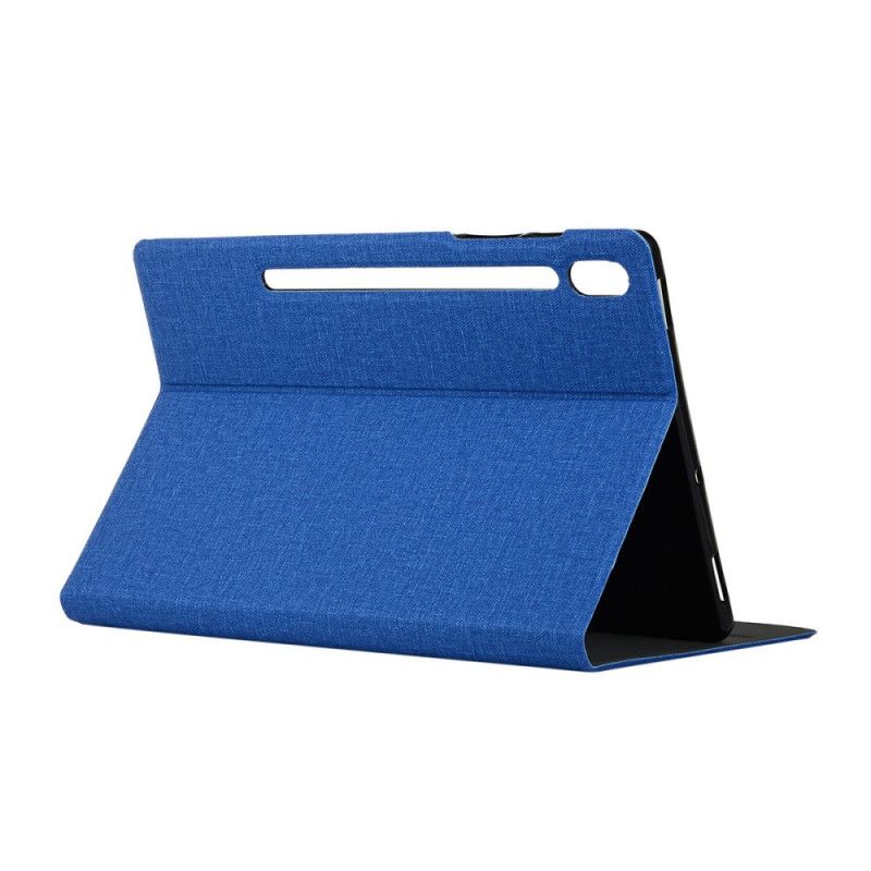 Etui Samsung Galaxy Tab S7 Szary Czarny Dobra Tkanina Etui Ochronne