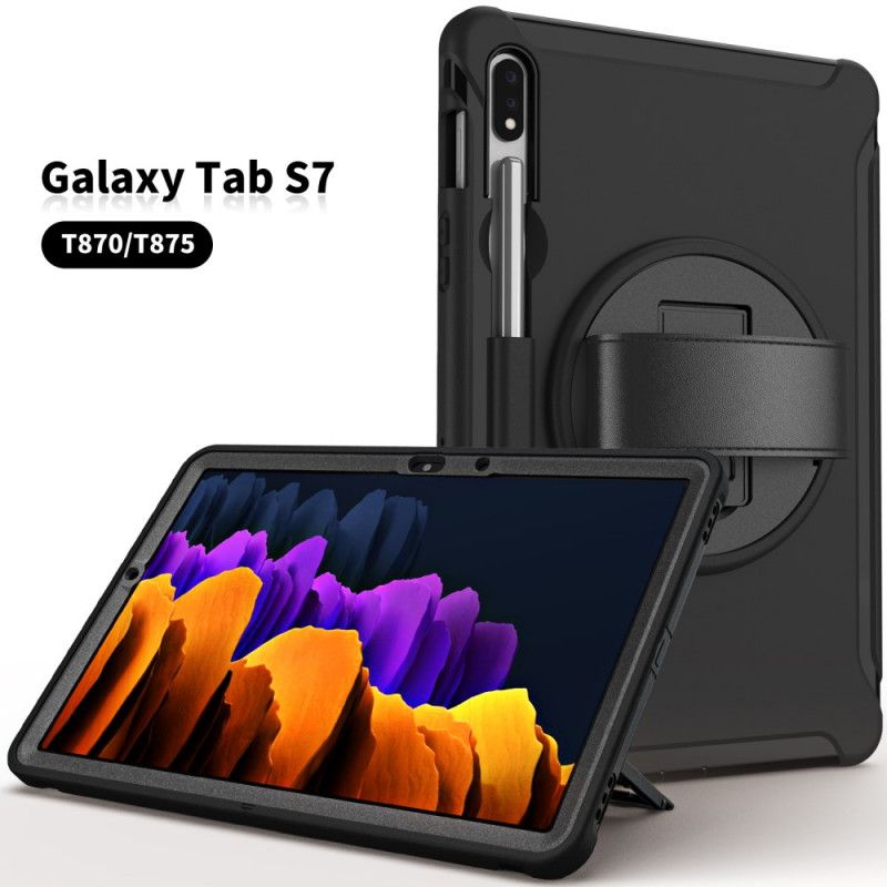 Etui Samsung Galaxy Tab S7 Szary Czarny Wielofunkcyjny Biznes