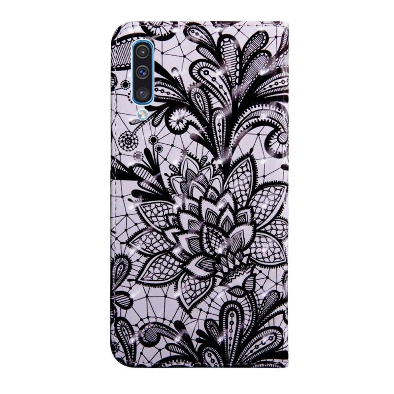 Etui Folio Samsung Galaxy A50 Całkowicie Koronkowy Etui Ochronne