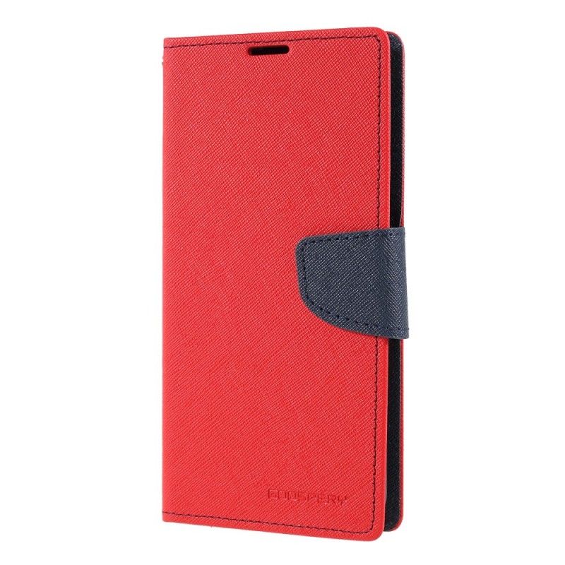 Etui Folio Samsung Galaxy A50 Magenta Czerwony Dwukolorowa Rtęć Etui Ochronne