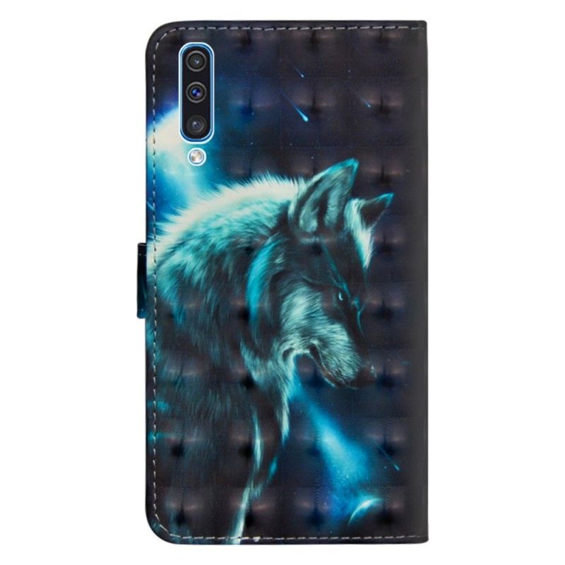 Etui Folio Samsung Galaxy A50 Majestatyczny Wilk