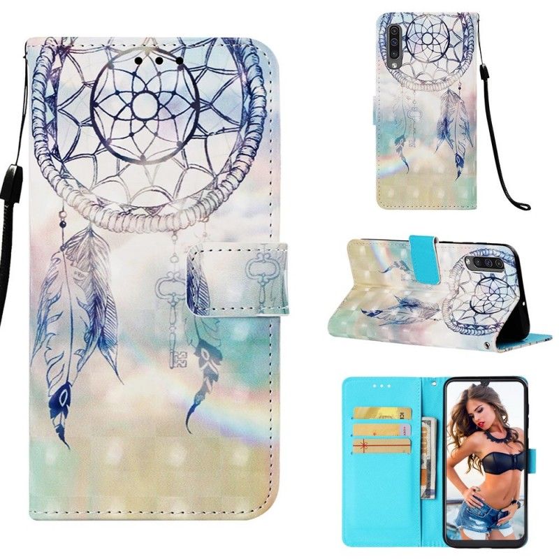 Etui Folio Samsung Galaxy A50 Pastelowy Łapacz Snów