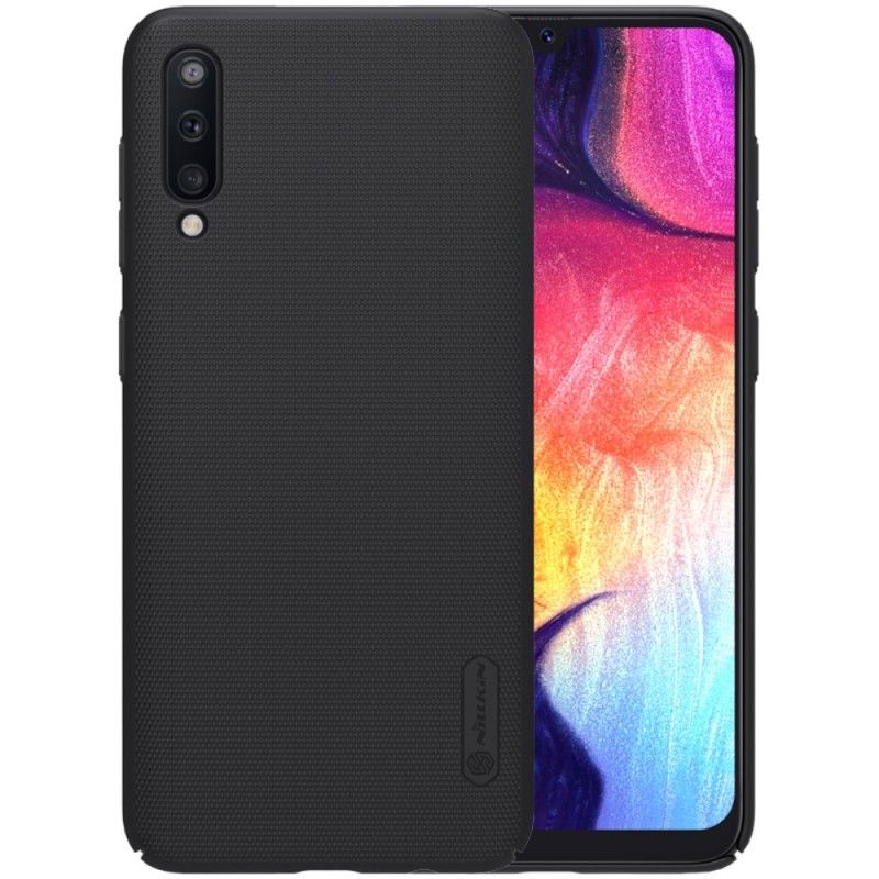 Etui Samsung Galaxy A50 Czarny Sztywny Matowy Nillkin