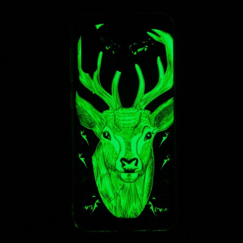 Etui Samsung Galaxy A50 Fluorescencyjny Majestatyczny Jeleń