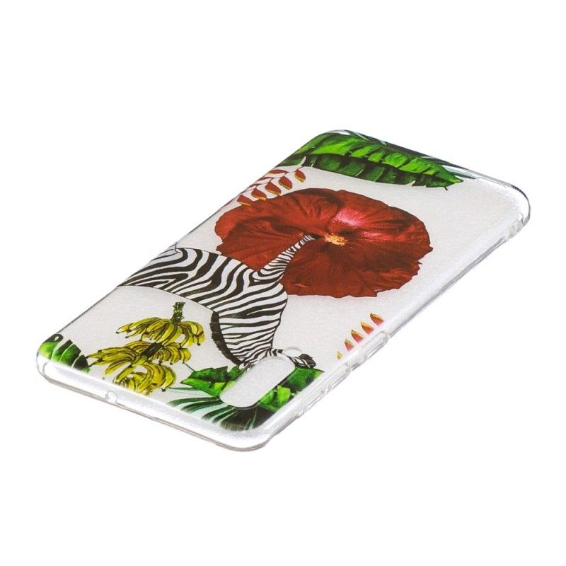 Etui Samsung Galaxy A50 Zebra I Kwiaty