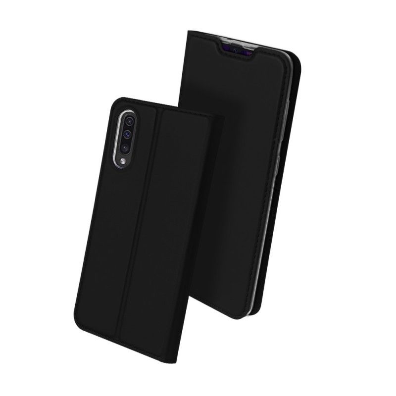 Flip Kotelot Samsung Galaxy A50 Granatowy Czarny Seria Pierwszej Klasy Etui Ochronne