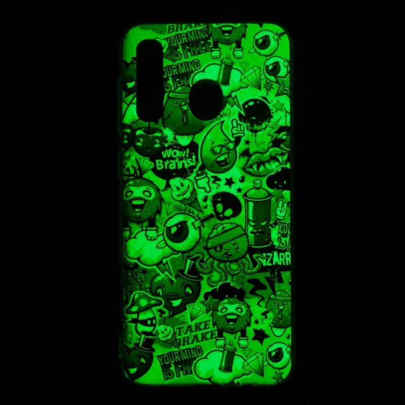 Futerały Samsung Galaxy A50 Etui na Telefon Fluorescencyjne Szaleństwo