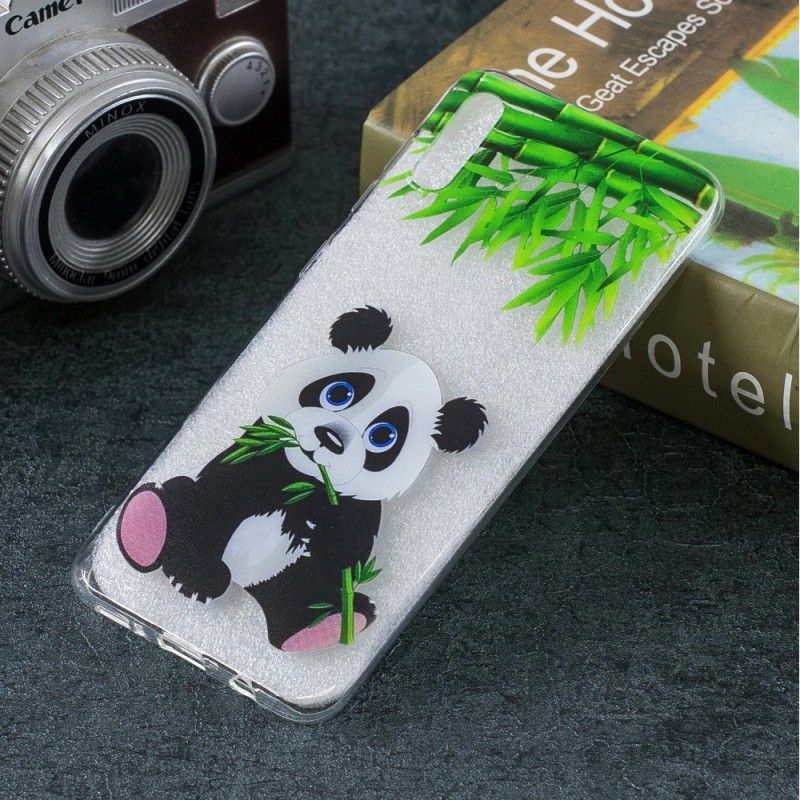 Futerały Samsung Galaxy A50 Etui na Telefon Przezroczysta Panda Je