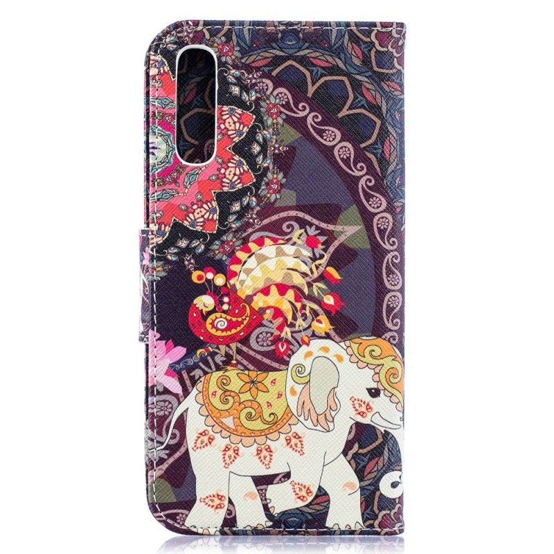 Obudowa Samsung Galaxy A50 Etui na Telefon Etniczna Mandala Słonia