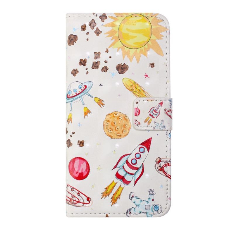 Etui Folio Samsung Galaxy A20e Galaktyka I Rakieta