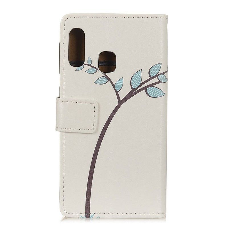 Etui Folio Samsung Galaxy A20e Kilka Sów Na Drzewie