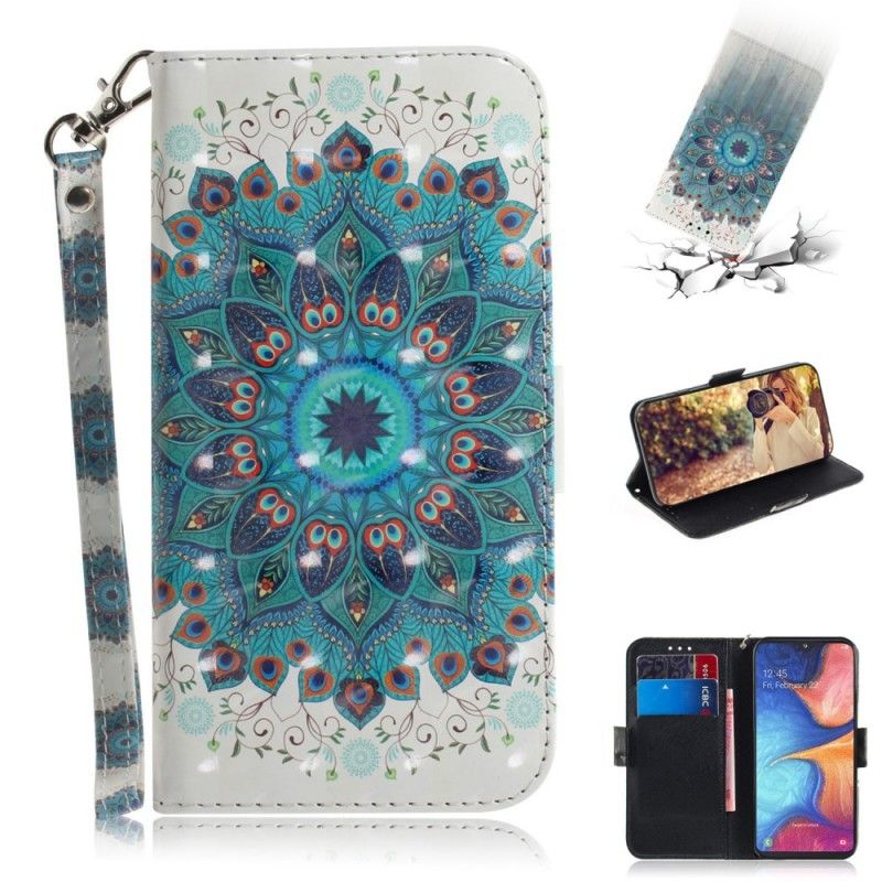 Etui Folio Samsung Galaxy A20e Mistrzowska Mandala Ze Stringami Etui Ochronne