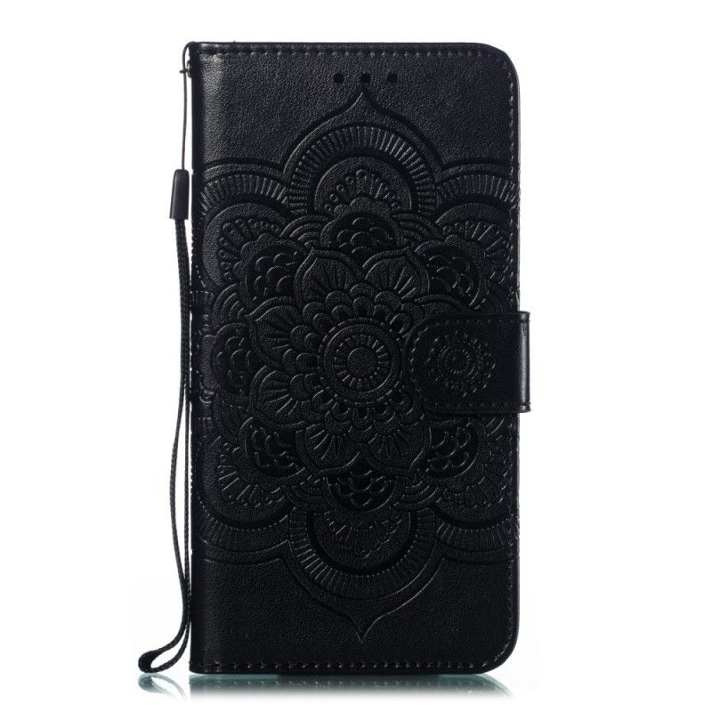 Etui Folio Samsung Galaxy A20e Szary Czarny Cała Mandala