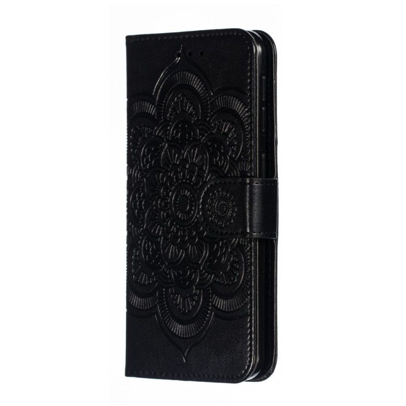 Etui Folio Samsung Galaxy A20e Szary Czarny Cała Mandala