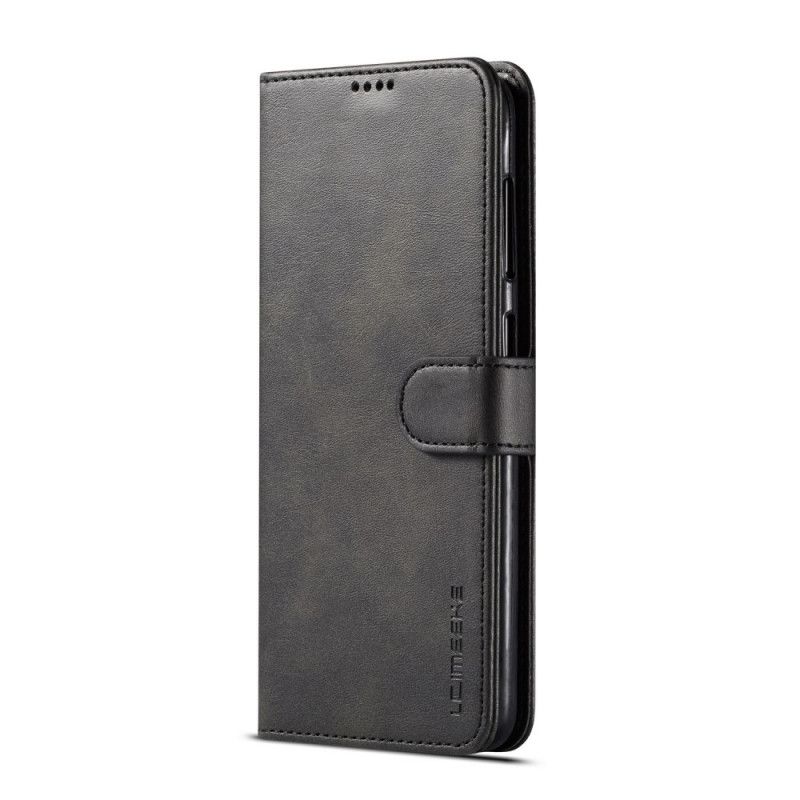 Etui Folio Samsung Galaxy A20e Szary Czarny Efekt Skóry Lcimeeke Etui Ochronne