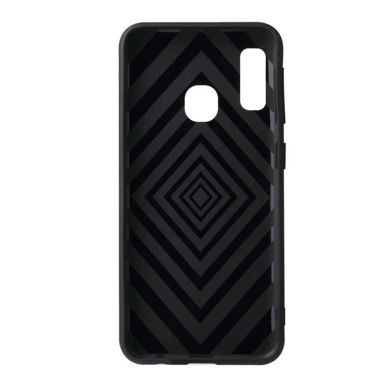 Etui Samsung Galaxy A20e Czerwony Czarny Płyn Do Podpórek Silikonowych Etui Ochronne