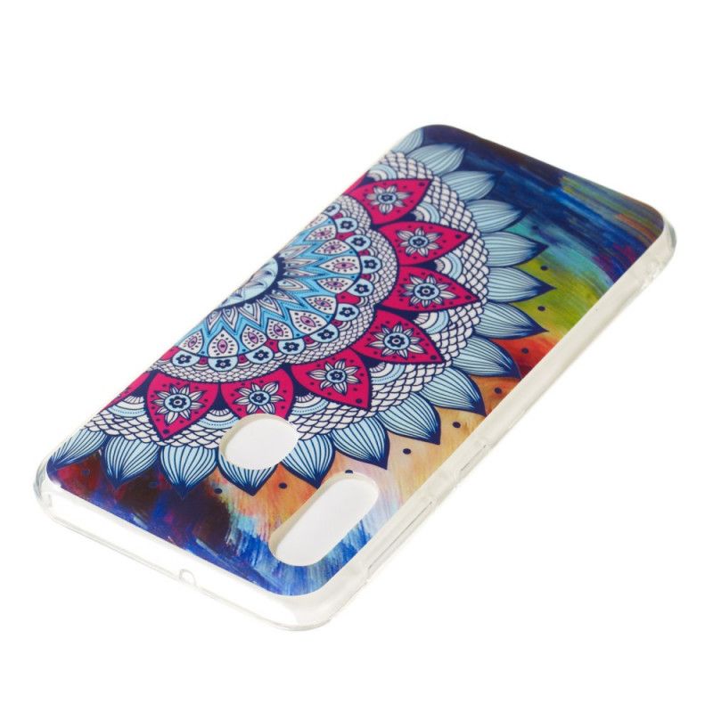 Etui Samsung Galaxy A20e Mandala W Kolorze Fluorescencyjnym