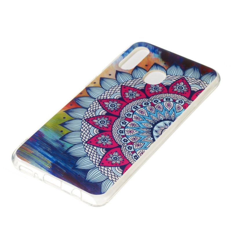 Etui Samsung Galaxy A20e Mandala W Kolorze Fluorescencyjnym