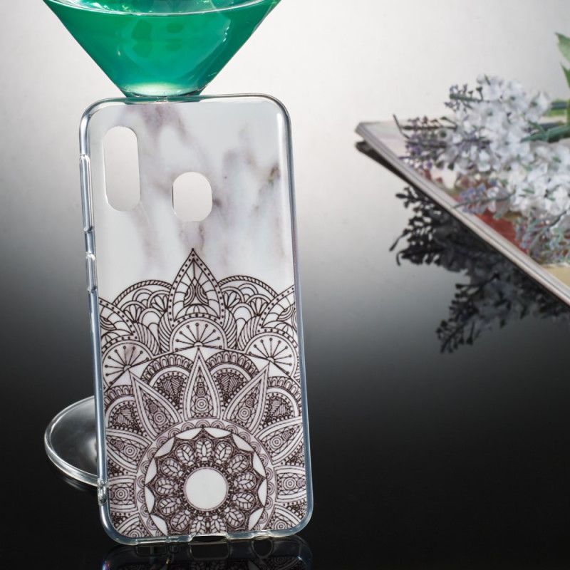 Etui Samsung Galaxy A20e Marmurkowa Mandala