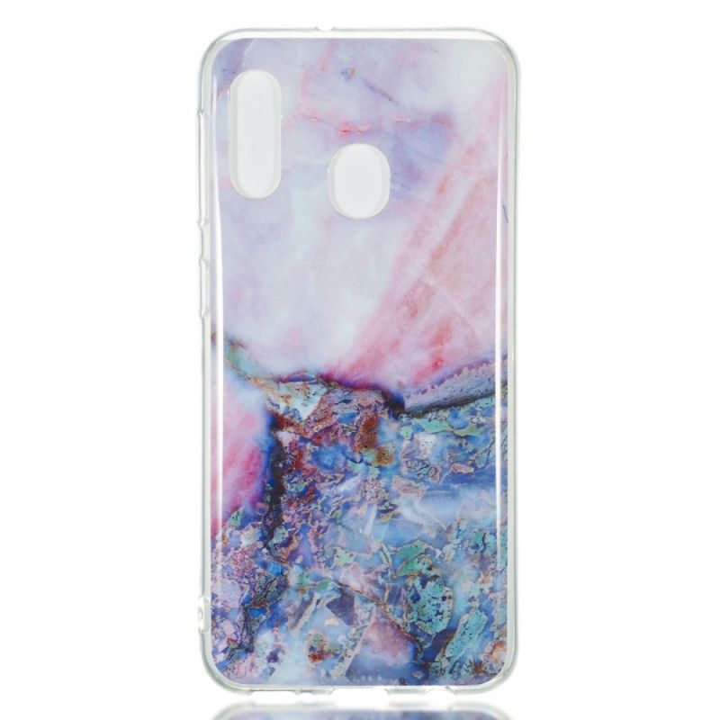 Etui Samsung Galaxy A20e Wielokolorowy Marmur